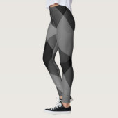 Donkere abstracte leggings (Links)