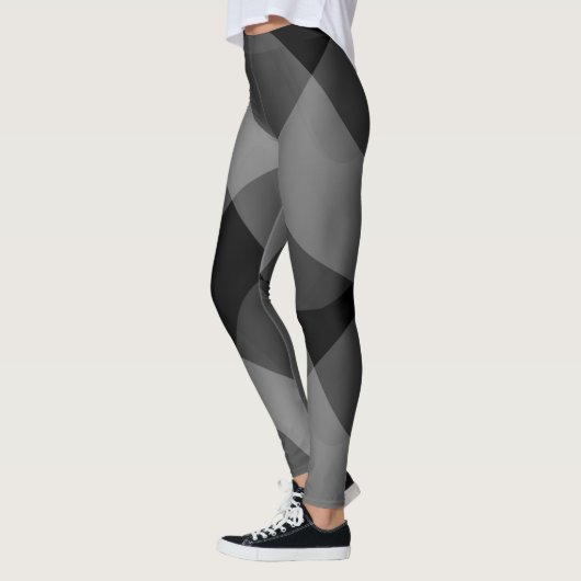 Donkere abstracte leggings (Links)