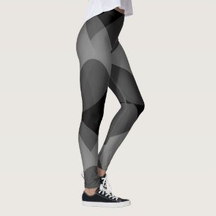 Donkere abstracte leggings