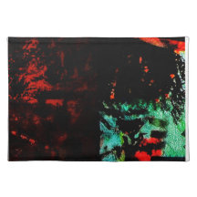 Donkere abstracte placemat van stof, Gewone gedurf