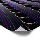 Donkere Abstracte spiraal: Poster (Hoek)