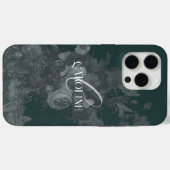 Donkere Academia Bloemen Stilleven Groen Case-Mate iPhone Case (Achterkant (horizontaal))