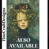 Donkere Academia Botanische Figuur BD7 Decoupage Tissuepapier