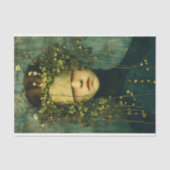 Donkere Academia Botanische Figuur BD8 Decoupage Tissuepapier (Voorkant)