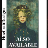 Donkere Academia Botanische Figuur BD8 Decoupage Tissuepapier