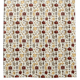 Donkere Academia Douchegordijn –  elegantie