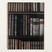 Donkere Academia Esthetische boekenplank Planner (Voorkant)