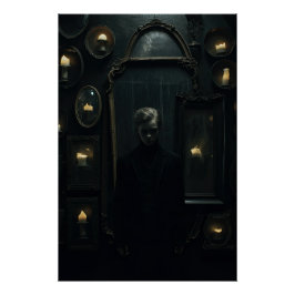 Donkere Academia Esthetische Gotische Design Perfect Poster