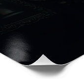 Donkere Academia Esthetische Gotische Design Perfect Poster (Hoek)