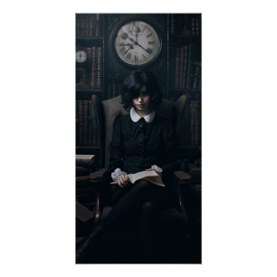 Donkere Academia Esthetische Gotische Woensdag Perfect Poster