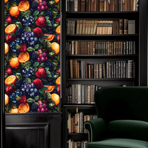 Donkere Academia Realistisch Fruit Behang