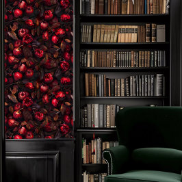 Donkere Academia Rotting Pruimen Fruit Behang