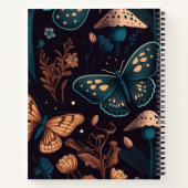 Donkere Academia Vlinder Esthetische Naam Sentimen Notitieboek (Achterkant)
