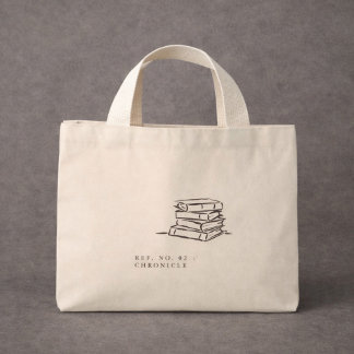 Donkere Academics – Vintage Boekkunst | Cadeau voo Mini Tote Bag
