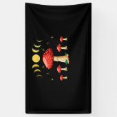 Donkere Academie Cottcore Aesthetisch Magisch Spandoek (Verticaal)