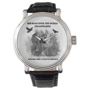 Donkere Academie Engel Gotische Leescitatenposter Horloge