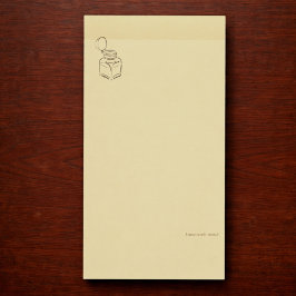 Donkere Academie Inktpot – Minimalistische Vintage Post-it® Notes