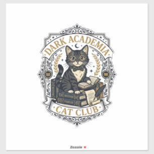 Donkere Academie Kat Kat Vader Cadeau Idee - Donke Sticker