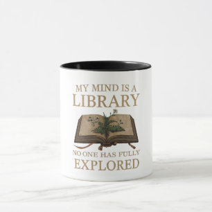 Donkere Academie Mok Bibliotheek Citatemok