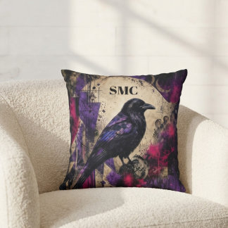 Donkere Academie Raven Kunst Kussen