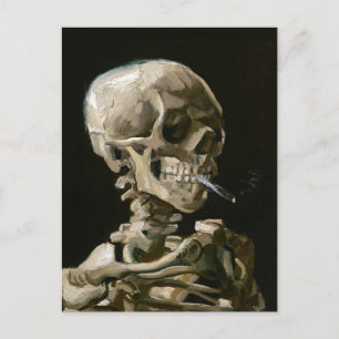 Donkere Academie Van Gogh Skelet Esthetiek Briefkaart