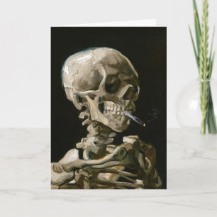 Donkere Academie Van Gogh Skelet Esthetiek Kaart