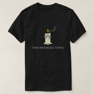 Donkere Academische Esthetiek Kaars T-Shirt