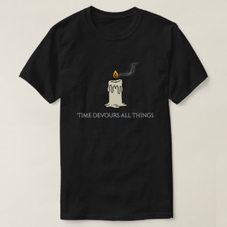 Donkere Academische Esthetiek Kaars T-Shirt