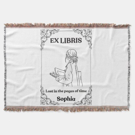 Donkere Academische Ex Libris Gepersonaliseerd Lee Deken (Voorkant)
