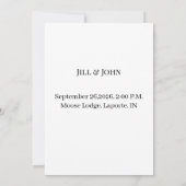 Donkere Academische Goth Uitnodiging voor de Reddi (Achterkant)