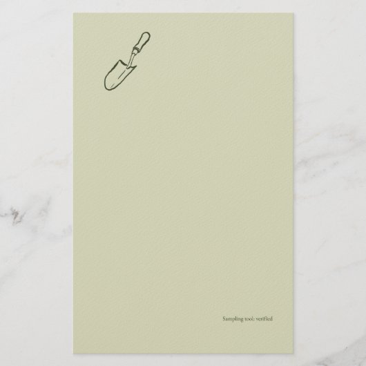 Donkere Academische Kennis Tuinplanten Lezers Cade Briefpapier (Voorkant)