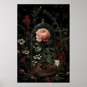Donkere Academische Kunst Prints, Gotische Kat Vli Poster