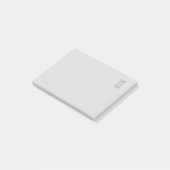 Donkere Academische Nachtuil Studie Post-it® Notes (Schuin)