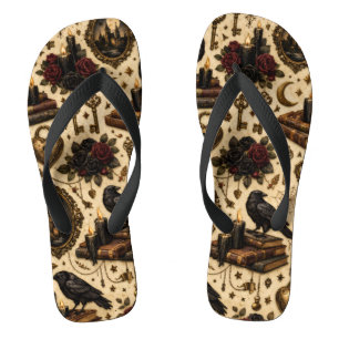 Donkere Academische Raaf Slippers Teenslippers
