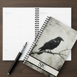 Donkere Academische Sombere Kraai Planner