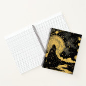 Donkere academische thema's notitieboek (Binnen)