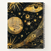 Donkere academische thema's notitieboek (Achterkant)