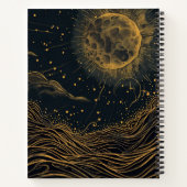 Donkere academische thema's notitieboek (Achterkant)