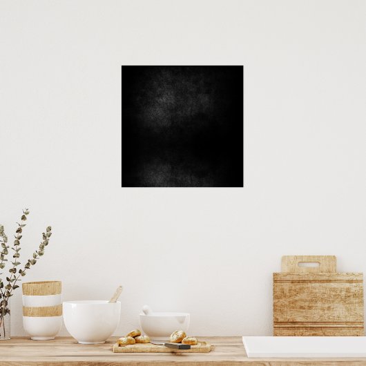 Donkere achtergrond: donkerste grijs poster (Keuken)