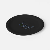 Donkere achtergrond Geniet van Bord papier (Gekanteld)