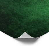 Donkere achtergrond - groen poster (Hoek)