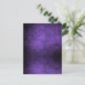 Donkere achtergrond - Paars Briefkaart (Staand voorkant)