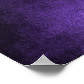 Donkere achtergrond - Paars Poster (Hoek)