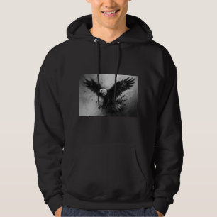 Donkere Adelaar Grafische Hoodie