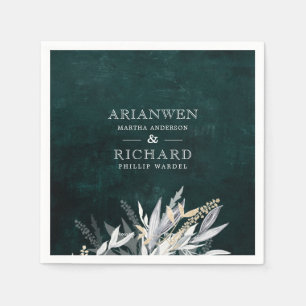 Donkere  adem met bijtende Labels met olievlek Servet