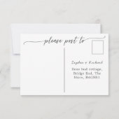 Donkere  adem met bijtende olievloeistof kaart (Achterkant)