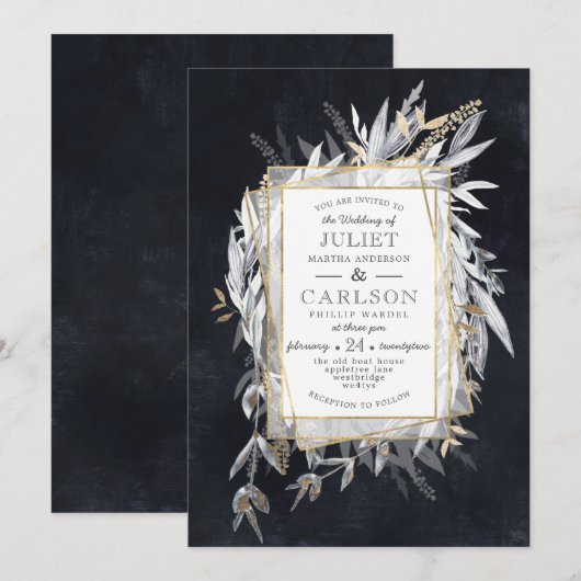 Donkere adem met bijtende vulling kaart (Voorkant / Achterkant)