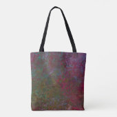 Donkere alcoholinkt Abstract Tote Bag (Achterkant)