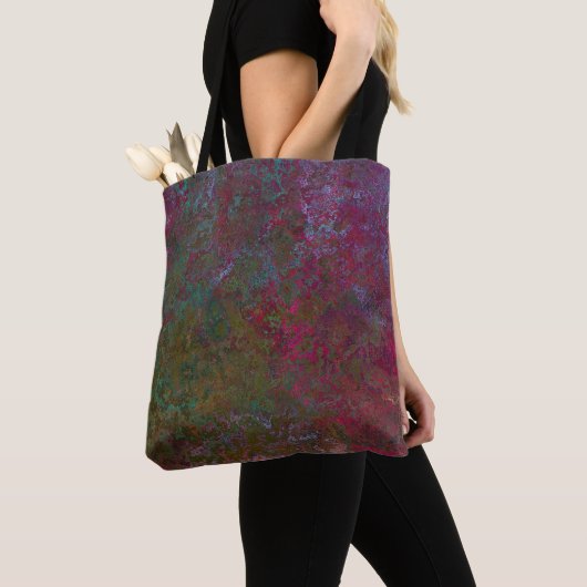 Donkere alcoholinkt Abstract Tote Bag (Dichtbij)