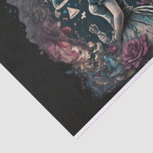 donkere Alice 2 ontkoppeling Tissuepapier (Detail)